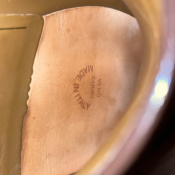 Gucci Dark Brown Leather Slip-On Loafers - Picture 7 of 7